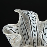 2 Fratelli Toso FAZZOLETTO Handkerchief Vases, Leslie Pina Collection